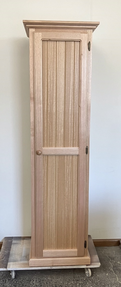Pantry/linen Tassie oak cupboard